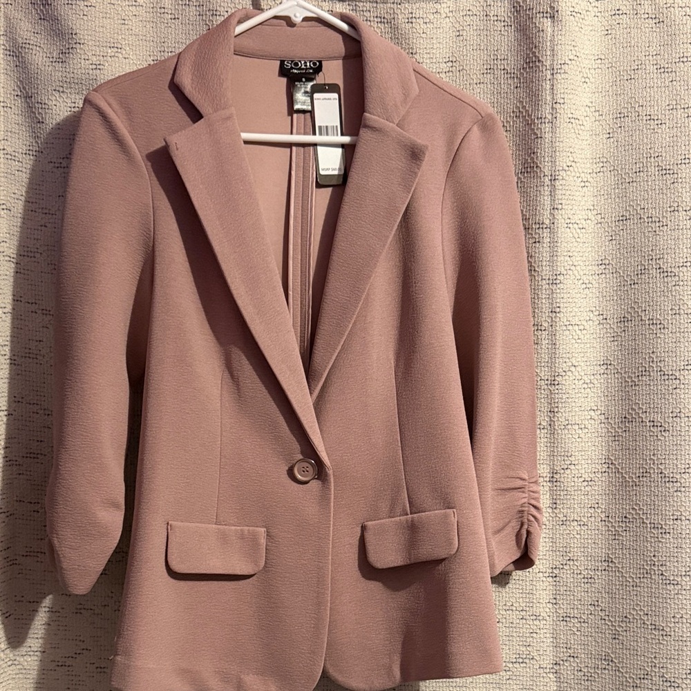 Soho Women's Blush Blazer Jacket